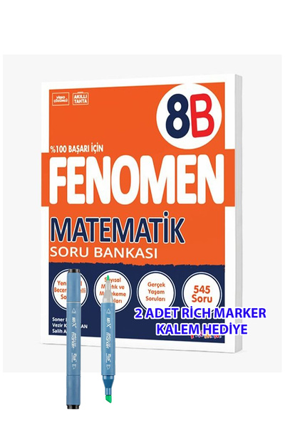 Fenomen Yayıncılık FENOMEN 8 MATEMATIK (B) SORU BANKASI