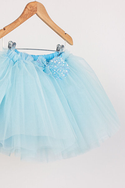 DUCA Fluffy Christmas Tutu Skirt with Led Fairy Lights and Bow -New Year