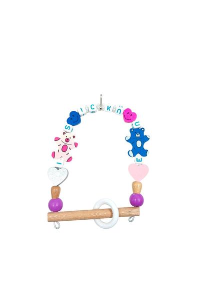 Ans Hanging Budgie - Swing and Perch Set