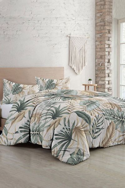 MonoHome Cotton Double Duvet Cover Set Natura Botanik