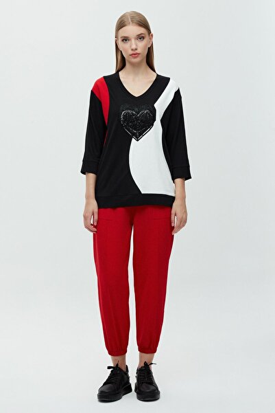 DAIDO Ribbed Trousers with Elastic Cuffs