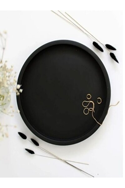 magnocandles Tavă de prezentare-Negru 20 cm