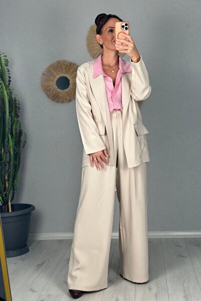 lady special Σετ παντελονιού Vatis Modal Fabric Jacket