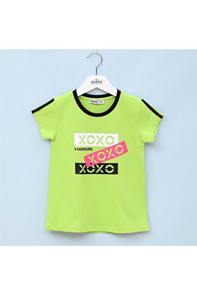 WANEX Tricou cu mânecă scurtă pentru fete - 31407 - Verde fistic