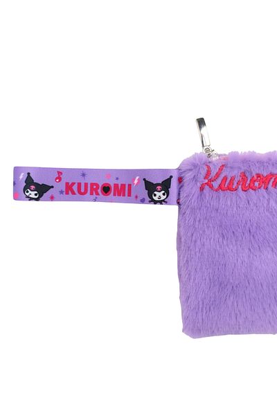 WİGGLE Wiggle Kuromi - Soft Plush Hairy Zippered Children's Pencil Case