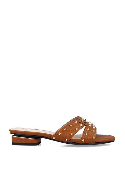 MENBUR WOMEN SHOES TAN JEWEL SANDAL