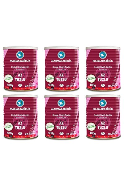 MarmaraBirlik 400 GR. AZ TUZLU SALAMURA (L) TANE ADETİ 231-260  KOLİ ADET 6