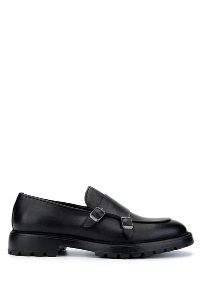 Tamer Tanca Men's Genuine Leather Black Leather Loafer Shoes