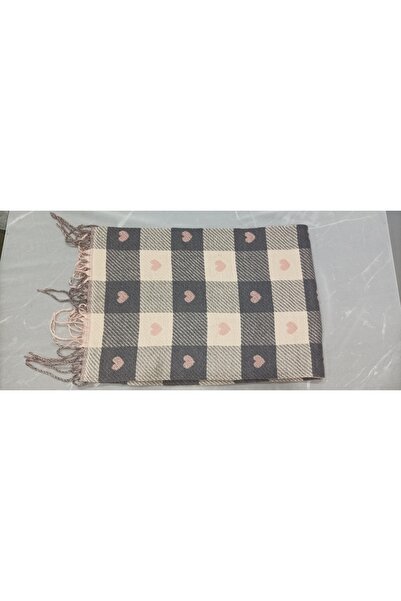 Redhead Çift Taraflı Kalpli Yumuşak Atkı Şal