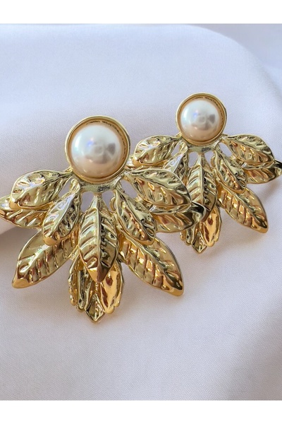 Atelier Sriza Women's Earrings with Pearl Data