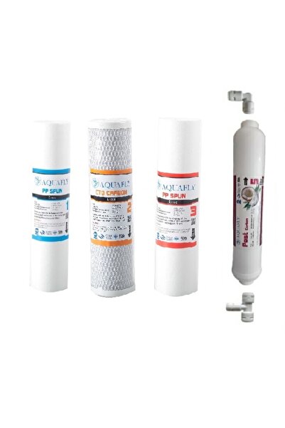 Filtre Dünyası ( Membransız ) Aquafly Su Arıtma Filtresi 4lü Takım Arıtıcı Fi...