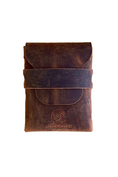 Mess collection Genuine Leather Handmade - Vertical Palm Card Holder/Gift Items