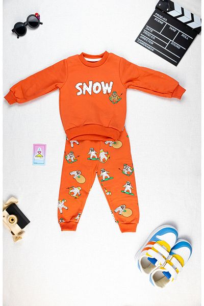 Yalçınoğlu Kids Sweatshirt and Sweatpants in Special Playground for Kids - Suitable for Any Movement