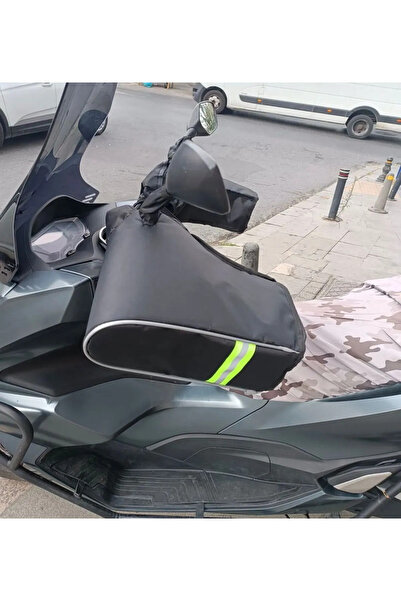 Ksburda Motorsiklet Elcik, Sıvı Geçirmez, Tüm Motorsikletlere Uyumlu, Ayarlanabilir Lastikli