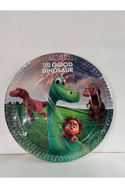 Cadde Süs Dinosaur Set of 8 Paper Plates and Cups