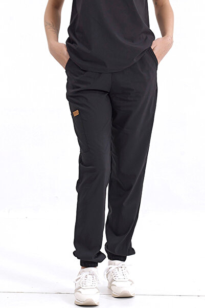 Brl Üniforma Μονόχρωμο χειρουργικό παντελόνι Jogger Lycra Unisex Μαύρο |   Με...