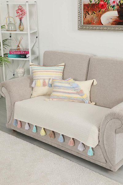 Aisha's Design 90X155 cm Tufted Seat Cover - Ko-21Ik