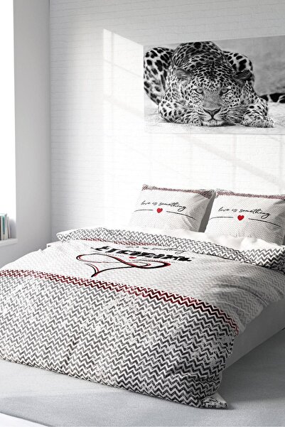 MonoHome Set lenjerie de pat din bumbac satinat dublu 3D Digital Eternal