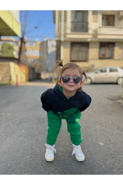 STAR GOGO KİDS Детски анцуг с бродирано плюшено мече Star Gogo с 3 нишки (МОЛЯ, ИЗБЕРЕТЕ 1 РАЗМЕР ПО-ГОЛЯМ.)