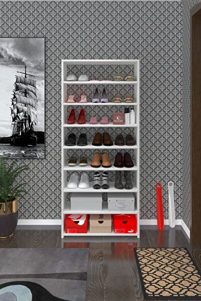 Kenzlife Ayakkabılık Goya Byz 160*70*30 Arkalıksız Ayakkabı Ofis Dolabı İki Bölme