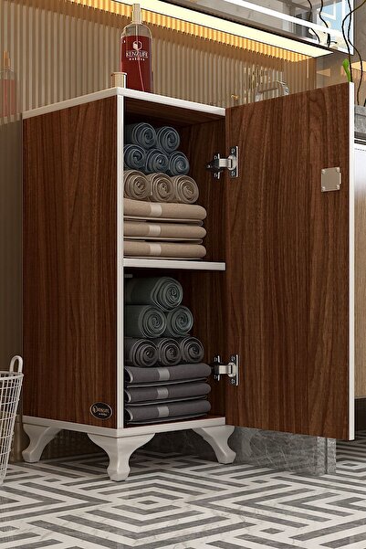 Kenzlife Kilitli Dolap Rana39 Cvz 68*39*39 Banyo Dolabı Hazır Mutfak Ofis Kiler Kitaplık Evrak Ayaklı