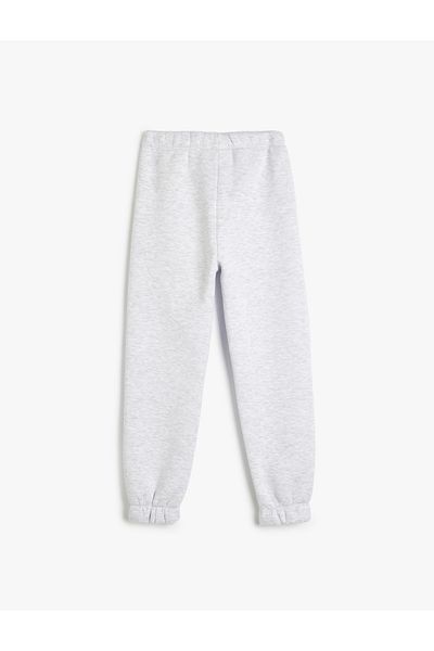 Koton Elastic Waist Raster Basic Jogger Sweatpants