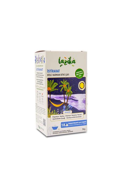 LAZİKA Set of 2 Pacifluorated Sleep Tea and Feeling Harman - Rest
