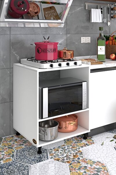 Kenzlife Ocak Dolabı Nermin Byz 85*70*60 Xlarge Hazır Mutfak Klasik Setüstü Ocak İçin Sabit Tabla