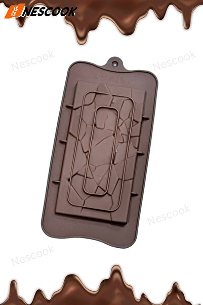 Neskuk Tablet Silicone Chocolate Mold Candle Soap Scented Stone Mold Silicone Mold Ice Mold
