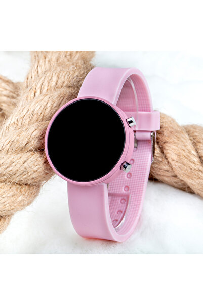 Spectrum Powder Pink Color Led Watch Digital Adult Girl Child Wrist Silicone Watch St-303479