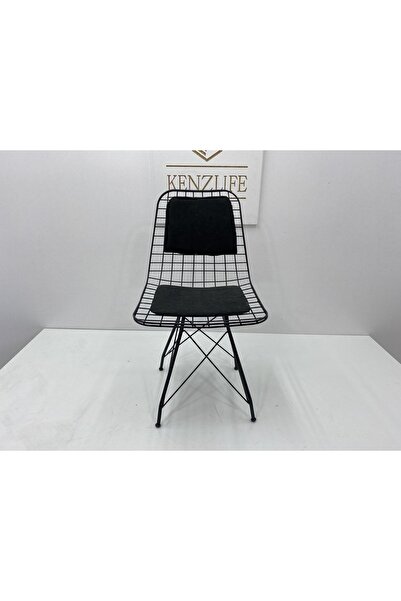Kenzlife Knsz Kafes Tel Sandalyesi 1 Li Mazlum Syhsiyah Çizgili Kumaş Sırtmin...