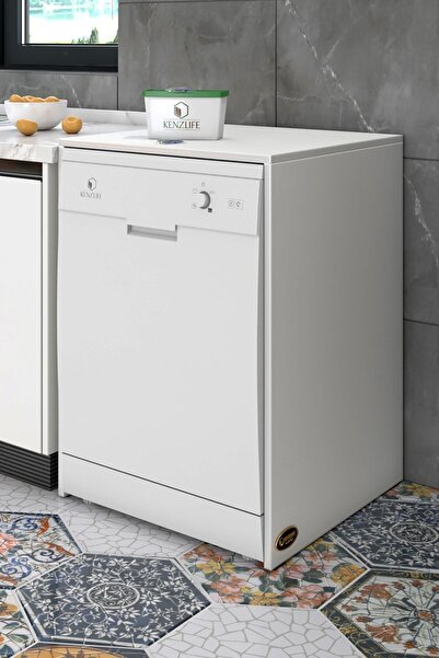 Kenzlife Bulaşık&Çamaşır&Kurutma Makinesi Dolabı Berfu Byz 90*70*60 Banyo Ofis