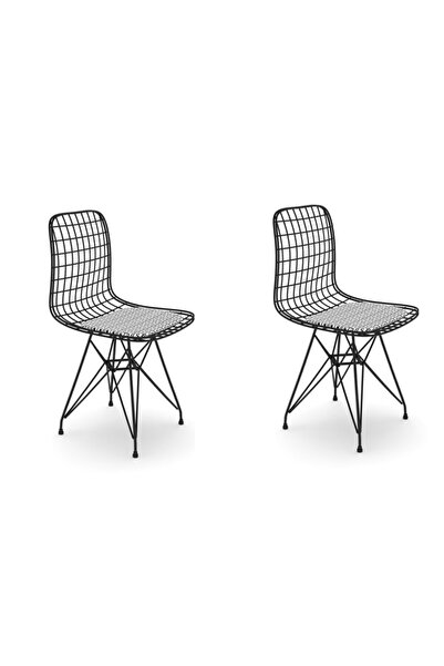 Kenzlife Knsz Kafes Tel Sandalyesi 2 Li Mazlum Syhtalen Ofis Cafe Bahçe Mutfak