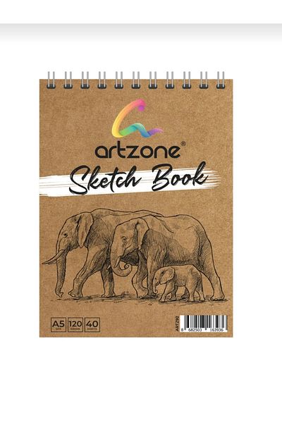 Artzone Skecth Book A5 - 40 Sheets, 120 g Quality Paper