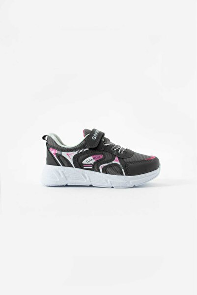 GAK RUN Unisex Çocuk Lastikli Ve Cırtlı Rahat hafif Sneaker Spor Ayakkabı GAK-2025