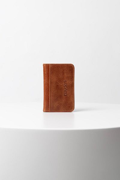 BAYDERİ Suımir Genuine Leather Card Holder Wallet