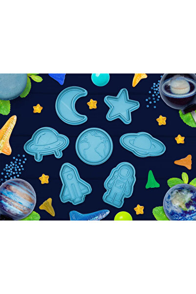 CMHOME مجسمات الفضاء، قالب قطع الكوكيز، تشكيل زلابية اللعبة