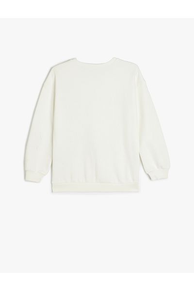 Koton Anime Printed Crew Neck Cotton Long Sleeve Raster Sweatshirt