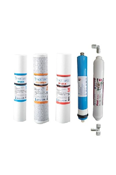 Filtre Dünyası Aquafly Su Arıtma Filtresi 5li Takım Arıtıcı Filtresi 10" Açık...
