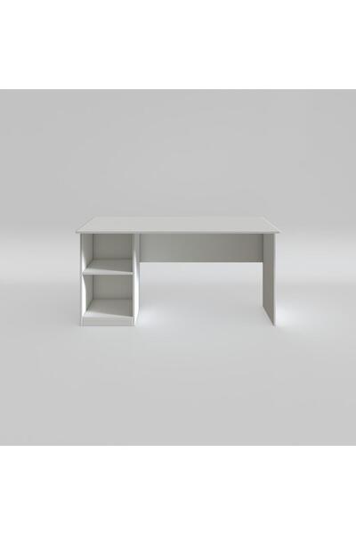 Kenzlife Ofis Masası Miyamoto Byz Sol 75*130*60 Raflı Dolap Bilgisayar Çalışma Masası