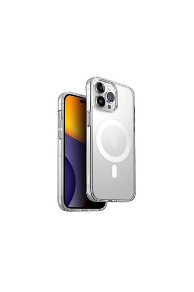 BLUPEBBLE HYBRID  CLEAR CASE COMPATIBLE WITH MAGSAFE FOR IPHONE  16 PRO MAX