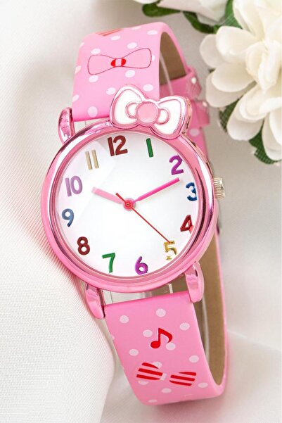 Pinkoli Analog Fiyonk Tasarım Kız Çocuk Kol Saati ST-304039