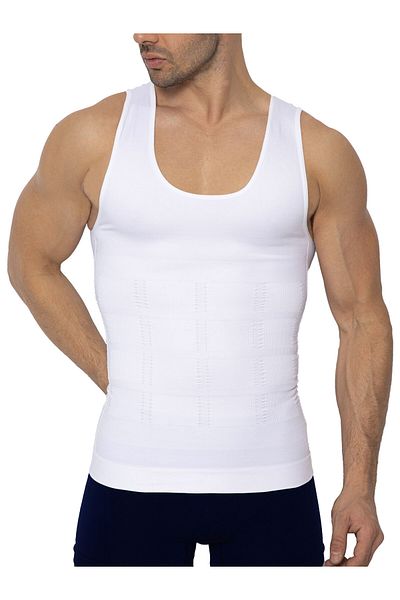elilom Men's Shapewear Athlete - Belly and Chest Toning, Upright Posture Firming Fit