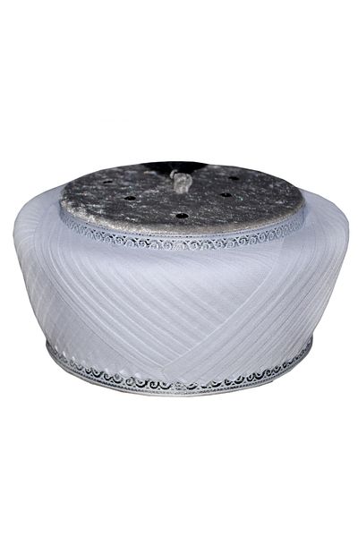 şahinbak Gray Imam Yellow - Skullcap, Cube, Yellow, Fes (S061)