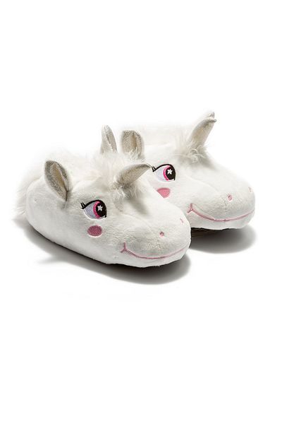 Twigy Pinky Παιδικές Παντόφλες Animal Λευκές 30/35