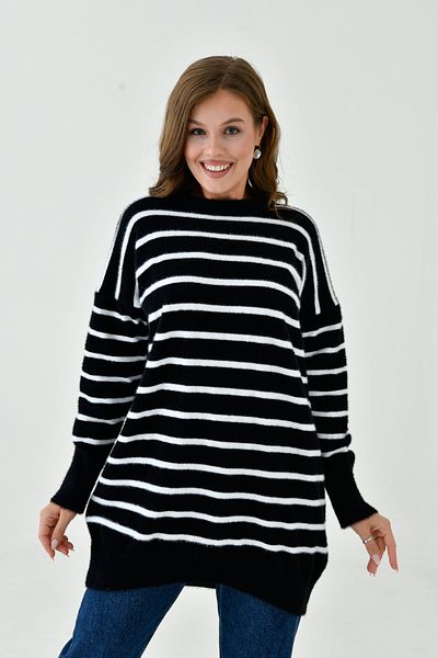 NİSUM MODA Nisum Beard Stripes Tunic