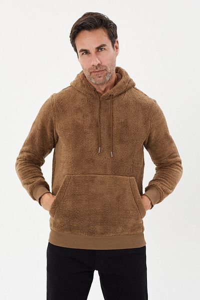 Tony Montana Φούτερ με βελούδινη κουκούλα - Regular Fit SW-1067