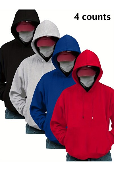 MODAVİBE Hanorac cu glugă ModaVibe - Buzunar cangur, design supradimensionat