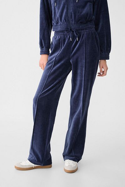Stradivarius Kadife jogger pantolon