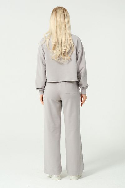 Maon Double Suit Crop Sweat Tracksuit Set